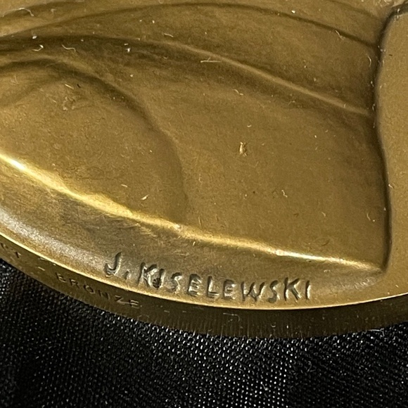 1977 Doctor Felix Marti-Ibanez Large Bronze Medal, Paperweight - Picture 2 of 5